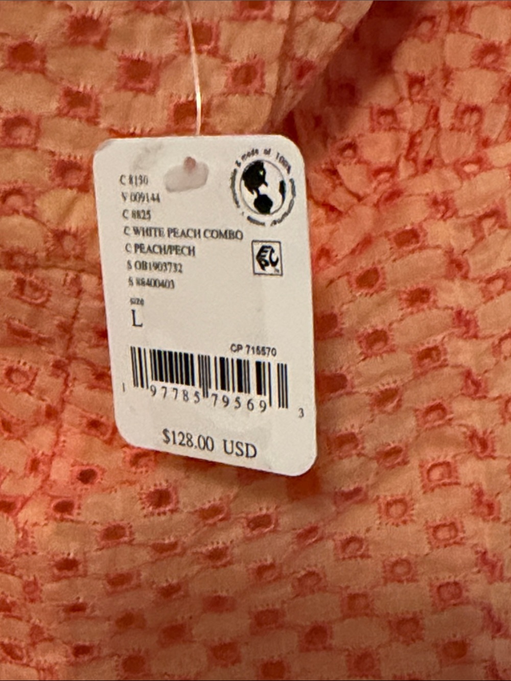 NWT! FREE PEOPLE Off-Shoulder Peach Mini Dress - Picture 5 of 8